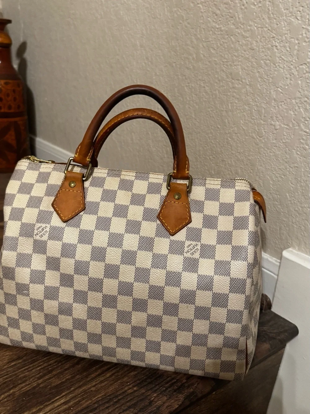 Louis Vuitton Damier Azur Satchel 30